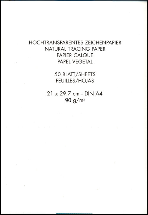 Transparentpapierblock