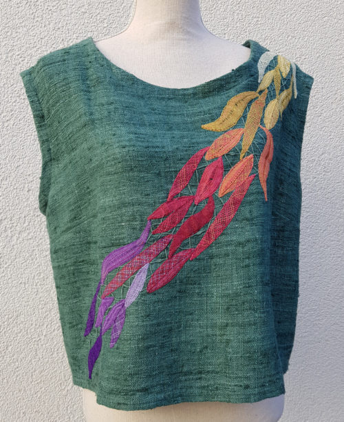 BC111 Applikation Bunte Herbstblätter