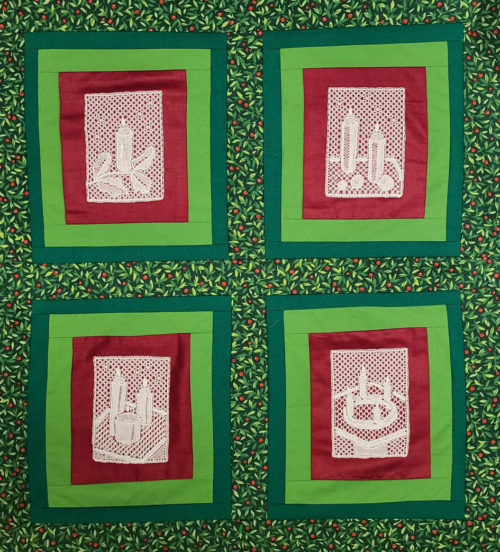 Wandbehang Adventszauber