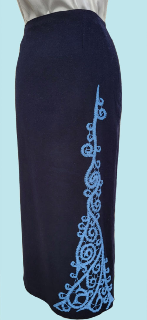 Rock mit Cantuapplikation